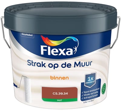 Flexa - Strak Op De Muur Binnen Mat - C5.39.34 - Mengverf - 2,5 L