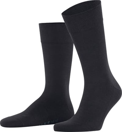 FALKE Sensitive New York met comfort tailleband lyocell sokken heren blauw - maat 39-42