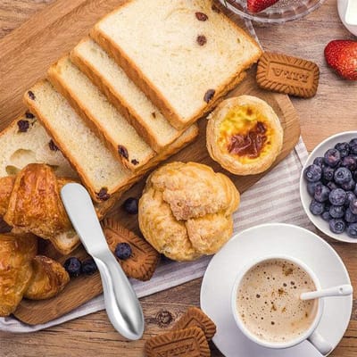 3-delig ontbijtmes, botermes, ontbijtmes, keukenmessenset, boter, voor boter, kaas, jam, room