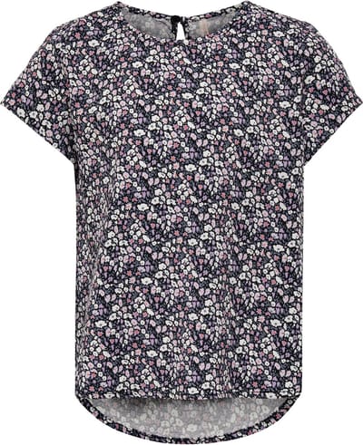 ONLY - T-shirt - Maat 128 - Meisjes - GRIJS - Viscose
