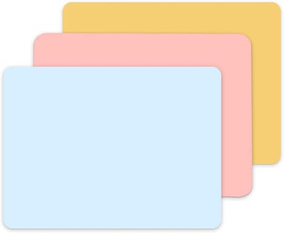 Dailygoods - Apis 3-delige tafelmat, siliconen, 30 x 40 cm, beschermende placemats voor tafelbladen