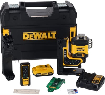 DeWALT DCLE34035D1 Accu groene lijnlaser met afstandsbediening 18V XR 2.0Ah in TSTAK