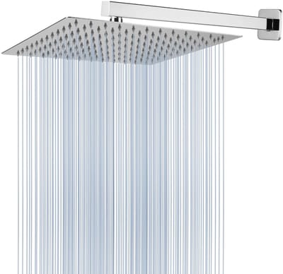 MTTproducts- Douchekop Extra Groot - Roestvrij Staal - Regendouche - Hoge Druk - Ultra Dun - Eenvoudig te Reinigen - 30cm Douchekop - Regen Douchekop