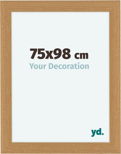 Your Decoration - Fotolijst 75x98 cm - MDF - Beuken - Como