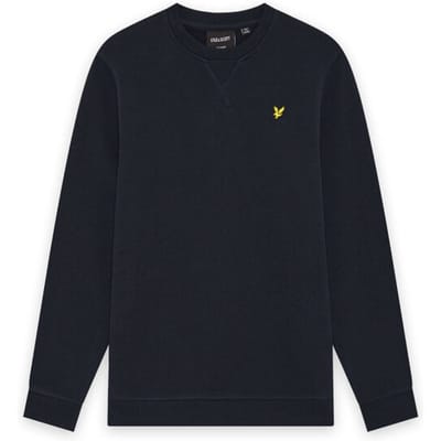 Lyle & Scott Crew Neck Sweatshirt Boys Truien & Vesten Jongens - Sweater - Hoodie - Vest- Donkerblauw - Maat 140/146