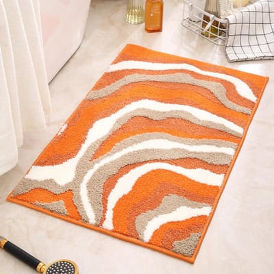 Ins Licht Luxe Blad Plant Jacquard Badkamer Antislip Mat Absorberende Vloermat Deurmat Antislip Vloermat Slaapkamerkleed 40x60cm
