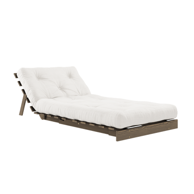 Karup Slaapbank Roots 90 - 701 Natural - 106 carob brown lacquered