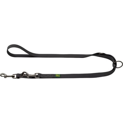 Hunter Verstelbare Leiband Havanna Mini, zwart 200cm lang hond