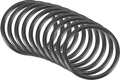 40 mm x 34 mm x 3 mm nitril rubber O-ringen x 10 stuks ronde sluitring voor hydraulische kraan, reparatie, verzegelingsverbinding [zwart]