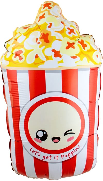 Folieballon - Kawaii Popcorn - 60 cm