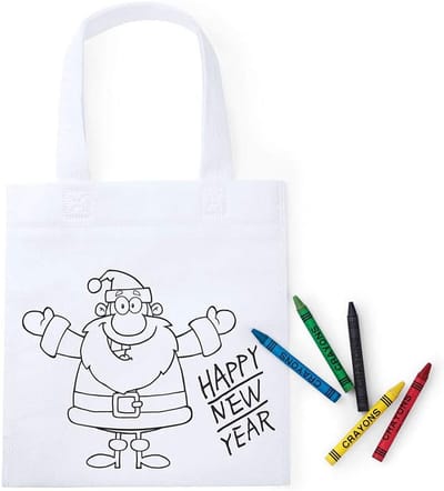 50 Kerst Zakjes om te Beschilderen met Krijtjes - Creatief Knutselpakket voor Kinderen