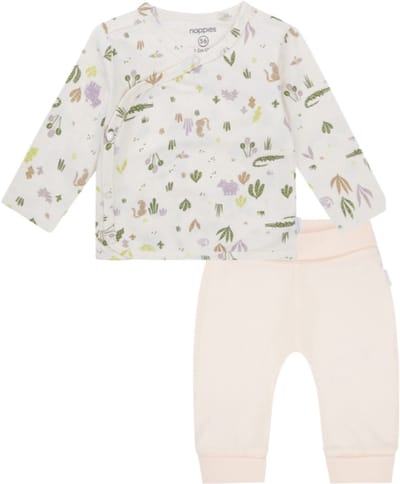 Noppies Baby kledingset Unisex: Oveslagshirt Ojai en Broek Ottawa Slim fit maat 56