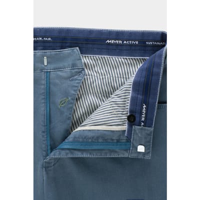 Meyer Broek Dublin Active Flex Super Microstructure 2-Way Stretch Blauw / male