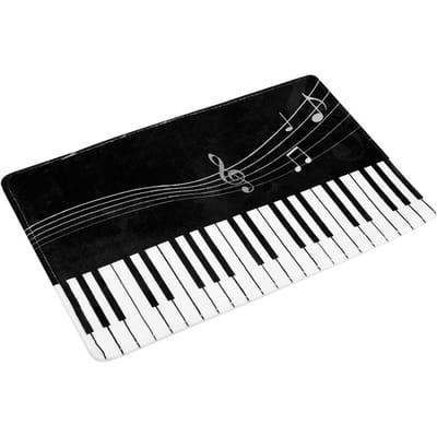 Muzieknoot Print Antislip Waterabsorberend Mat Kussen Badkamer Keuken (2#)