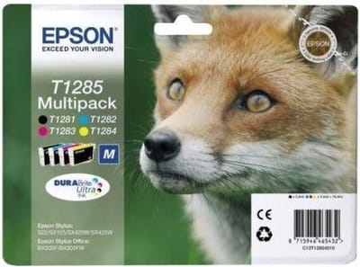 Epson T1285 - Inktcartridge / Geel / Cyaan / Magenta / Zwart