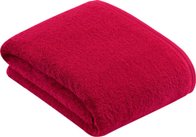 Vossen Vegan Life Badhanddoek – 1 Stuk – 100x150 cm – Kersenrood – 100% Vegan