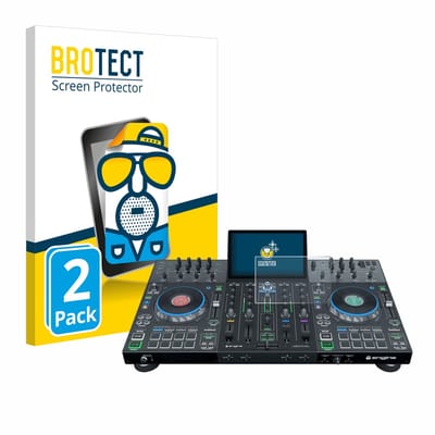 BROTECT - Screenprotector voor Denon DJ Prime 4+ - Folie Beschermfolie matte 2 Stuks