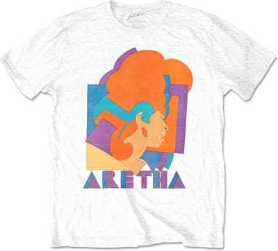 Aretha Franklin - Milton Graphic Heren T-shirt - S - Wit