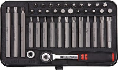 Wurth - Bitassortiment met ratel, 10 mm 38-delig - Bitassortiment met ratel, 10 mm 38-delig x 1 st -