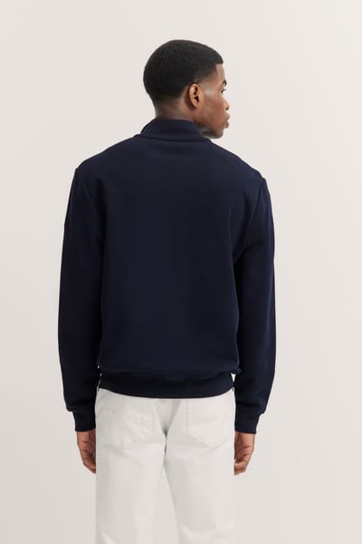 Bugatti Herren Sweatjack met rits en opstaande kraag