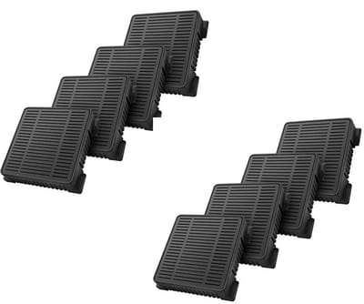 8stuks - filterelement - koelkast filter - koelkastfilter geschikt voor liebherr - vervangingsfilter met actieve kool Fresh Air voor koelkast, koelkastfilter-Zwart
