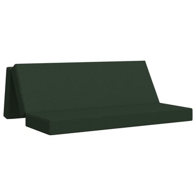vidaXL - Vouwbare - Sofa - Bed - 180 - x - 67 - x - 45 - cm - Donkergroen