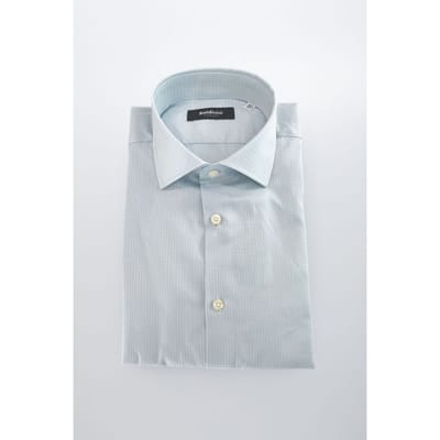 Baldinini Trend Lichtblauwe Katoenen Heren Shirt
