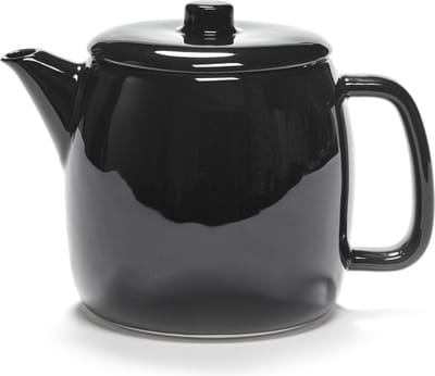 Serax by Vincent Van Duysen theepot | met rvs theefilter|zwart glans | 900ml