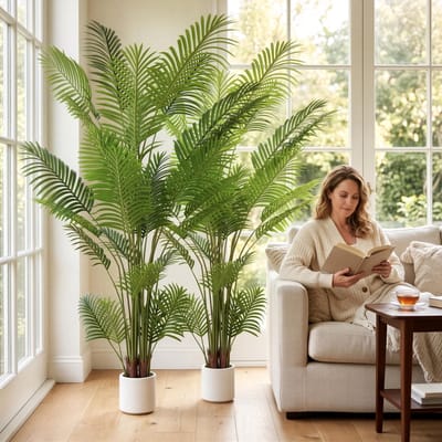 Dailygoods- Kunstplant 180 cm - Levensecht uiterlijk - Kunstplant in pot - Decoratie voor woonkamer - Buigbare bladeren - Duurzaam materiaal - Nepplant