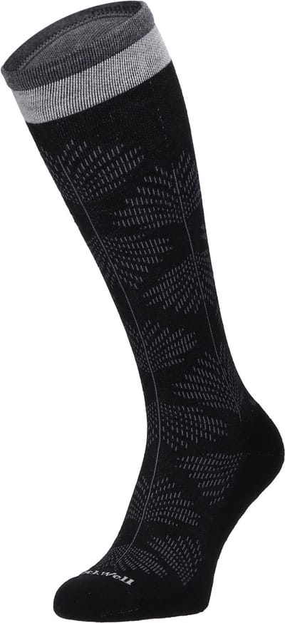 Sockwell - Full Floral Dames Compressiekousen Klasse 1 Black - Maat 35-38