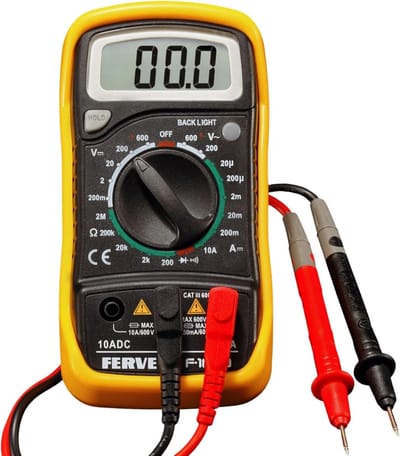 Digitale multimeter 3 1/2 cijfers voor meetfuncties