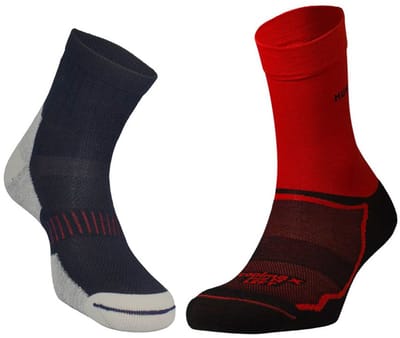 Mund Socks Pack Camino De Santiago Sokken Rood,Zwart EU 34-37 Vrouw