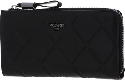 PICARD Leren Portemonnee Voila 1 Wallet Black Zwart