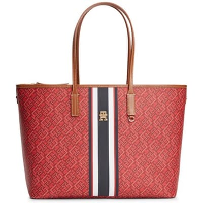 Tommy Hilfiger Th Monoplay Tote Stripe Le Handtas - Fashion Wear - Vrouwen