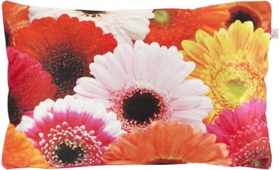 Dutch Decor SAMARA - Kussenhoes met bloemenprint fuchsia 30x50 cm - met rits
