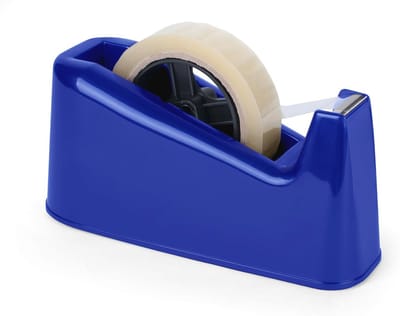 Plakbandhouder 66 m x 25 mm - Blauw