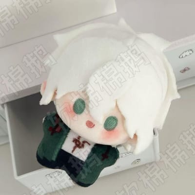 10cm Pluche Pop Nagito Komaeda Cosplay Spel Danganronpa Knuffel Voor Anime Fans 10cm white