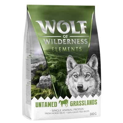 300g Untamed Grasslands Paard Wolf of Wilderness Hondenvoer droog