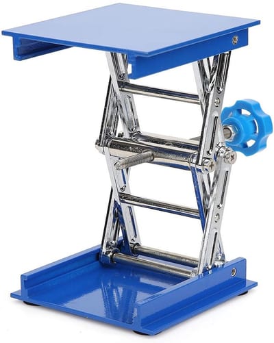 Dailygoods- Laboratoriumlift Aluminium - Platformbeugel - 100 x 100 x 40mm - Schokbestendig - Duurzaam - Hoogwaardige kwaliteit - Hefplatform