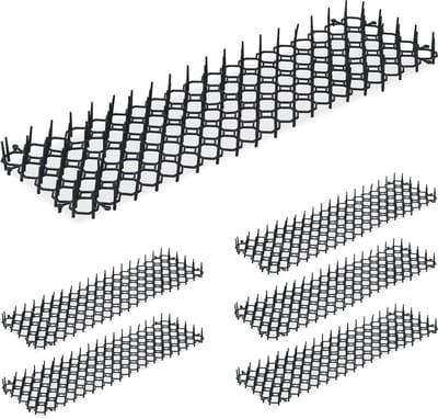 anti katten strip - set van 6 - 49 x 14 cm - kunststof