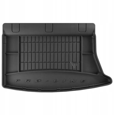 Premium Rubber Kofferbakmat met Organizer Functie – Geschikt voor HYUNDAI i30 I Hatchback 2007-2012 – Met thuiskomer reservewiel – TPE Rubber – Hoge Rand 5 cm