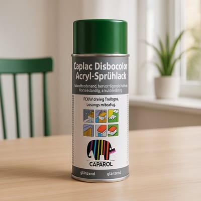 Capalac - acryl lak spray - Disbocolor 781 - RAL 6002 loofgroen - zijdeglans 400 ml