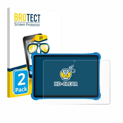 BROTECT - Screenprotector voor Alldocube iPlay 70 SE - Folie Beschermfolie transparant 2 Stuks