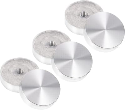 Aluminium Schijfjes - Tafel Adapters - Tafel Conversie - Sterke Aluminium Legering - 6 Stuks - Zilver