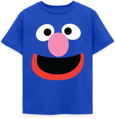 Sesamstraat Grobi Gezicht Kostuum T-Shirt Kinderen