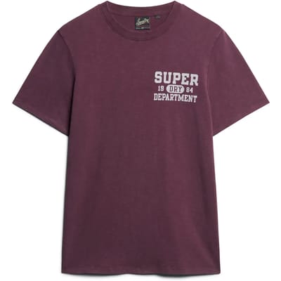 Superdry - Athletic College T-shirt met print - Heren - T-shirts