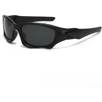 Lunettes de Soleil Sportives Tendance pour Homme UV400 Coupe-Vent pour Conduire Faire du Vélo Activités Extérieures Style Neutre Protection UV