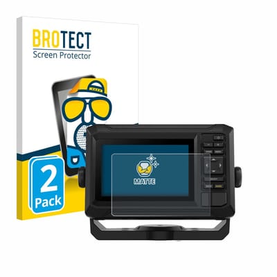 BROTECT - Screenprotector voor Garmin ECHOMAP UHD2 5" - Folie Beschermfolie matte 2 Stuks