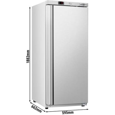 GGM Gastro Lagertiefkühlschrank Edelstahl ECO - 400 Liter - mit 1 Tür - Innenseite der Tür aus Kunststoff