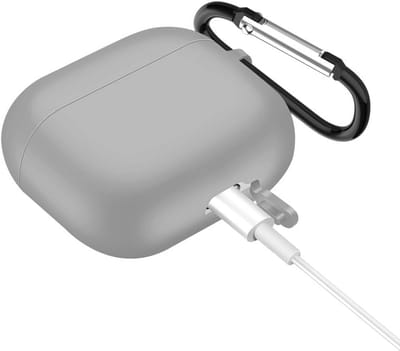 Beschermhoes voor AirPods 3 - Duurzame Siliconen Case in Grijs